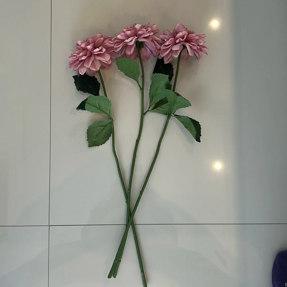 Silk pink flowes